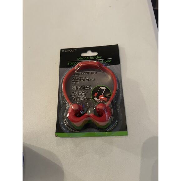 New e-Circuit Hands Free Mobile Cell Phone/Tablet Holder red Plastic - Picture 1 of 2